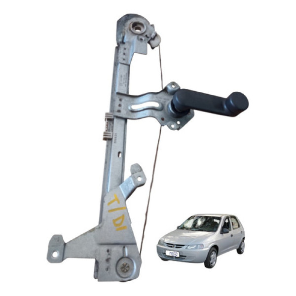 Máquina Vidro Manual Traseiro Direito Gm Celta 4portas 2004
