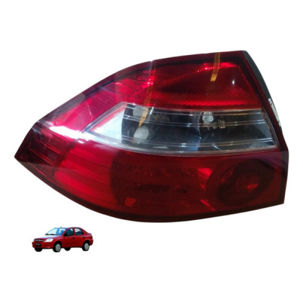 Lanterna Traseiro Esquerdo Gm Prisma Maxx 1.4 8v 2007 2012 Esquerdo/motorista Vermelho/branco