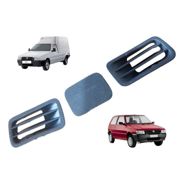 Tela Grade Saida Ar Superior Le Ld Central Uno Fiorino Fire