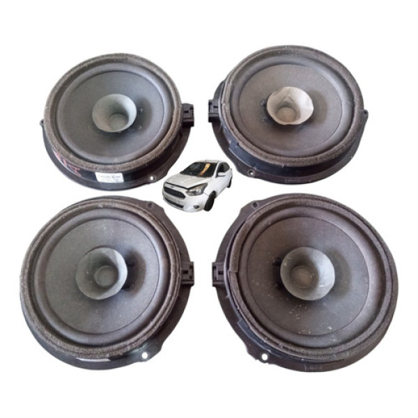 Alto Falante Jogo 4 Portas Ford Ka Ecosport 2015 A 2020 Preto