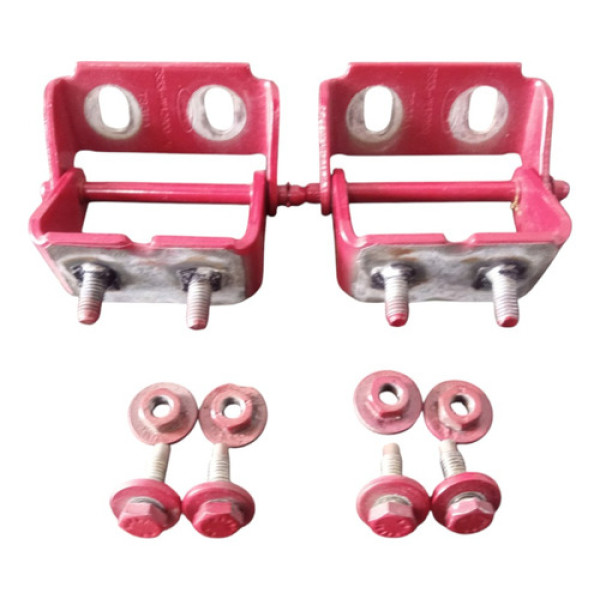 Par Dobradiça Tampa Traseira Parafusos Porcas Ford Ka 08 13