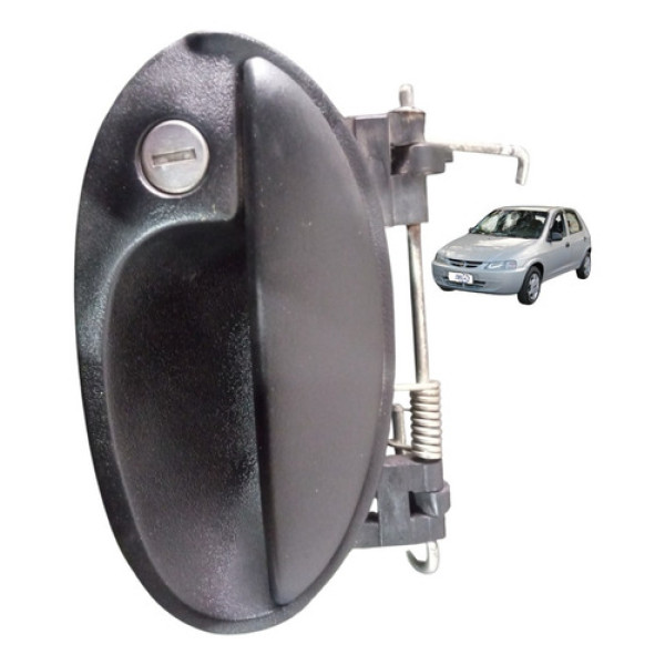 Maçaneta Externa Dianteira Direita Gm Celta 4p 2000 A 2012 Preto