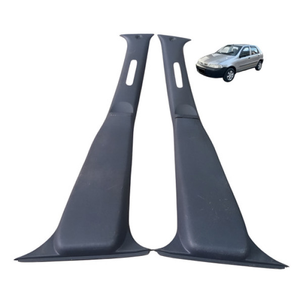 Par Moldura Coluna Central Fiat Palio 4p Chines 1996 A 2003