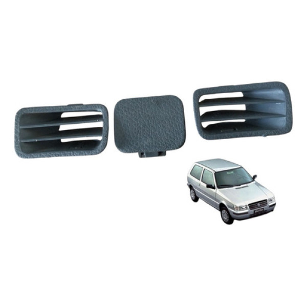 Tela Grade Saida Ar Superior Le Ld Central Uno Fiorino Fire