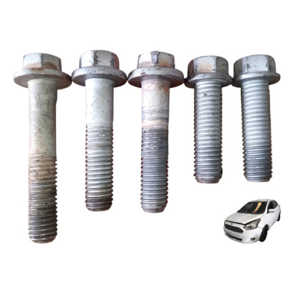 Jogo 5 Parafuso Fixação Câmbio Ford Ka 1.0 3cc 2015 Original