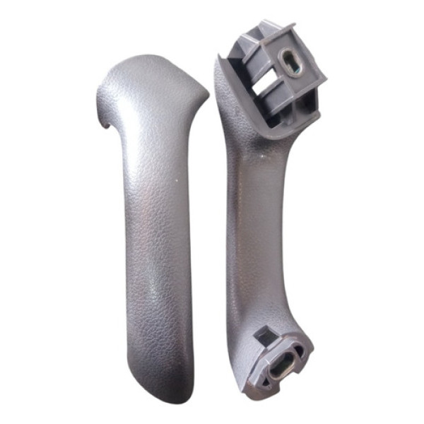 Puxador Interno Porta Dianteira Direita Renault Clio 97 99 - Cinza-escuro