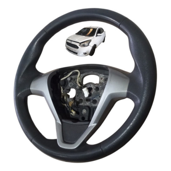 Volante Motorista Direçao Ford Ka 1.0 2015 A 2020 Pret