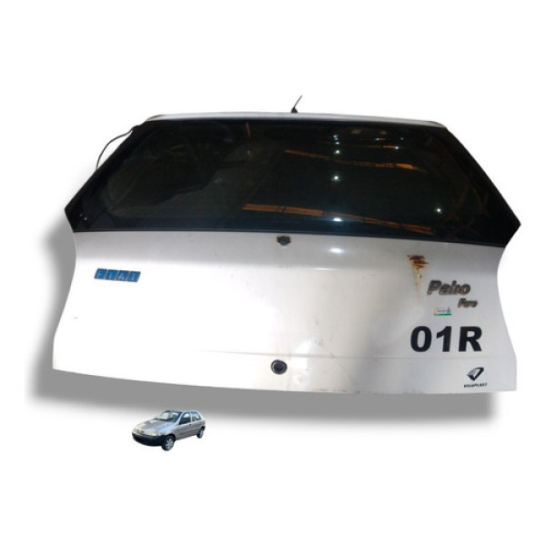 Tampa Traseira Porta Malas Fiat Palio 2004 2005 Branco
