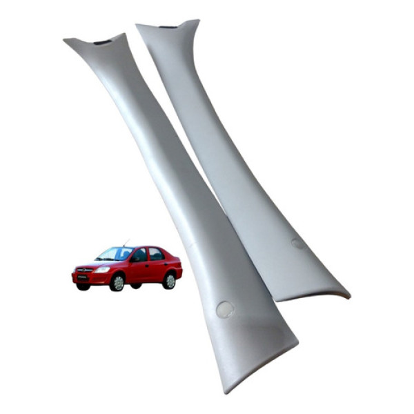 Par Acabamento Coluna Parabrisa Gm Prisma Maxx 1.4 8v 07 12