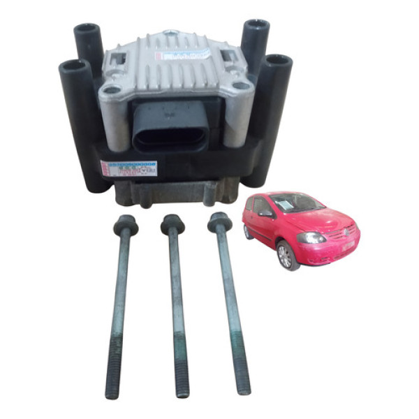 Bobina Ignição 1.0 8v Vw Fox Ea111 2005 A 2009