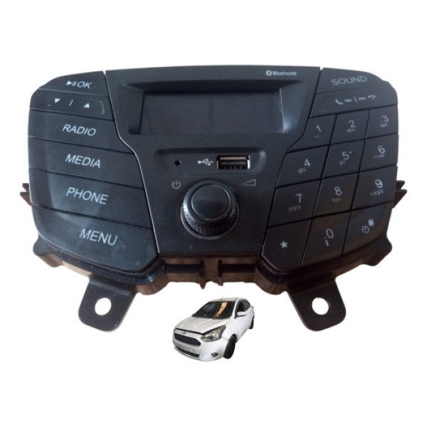 Rádio Usb Mp3 Bluetooth Ford Ka Se 1.0 2015 A 2019 Original