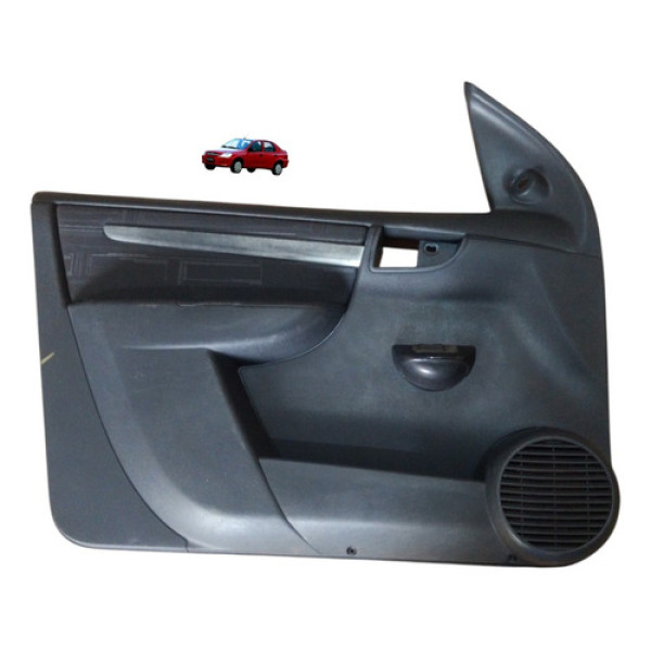 Forro Porta Dianteio Esquerdo Gm Prisma Maxx 1.4 8v 07 12 Cinza-escuro