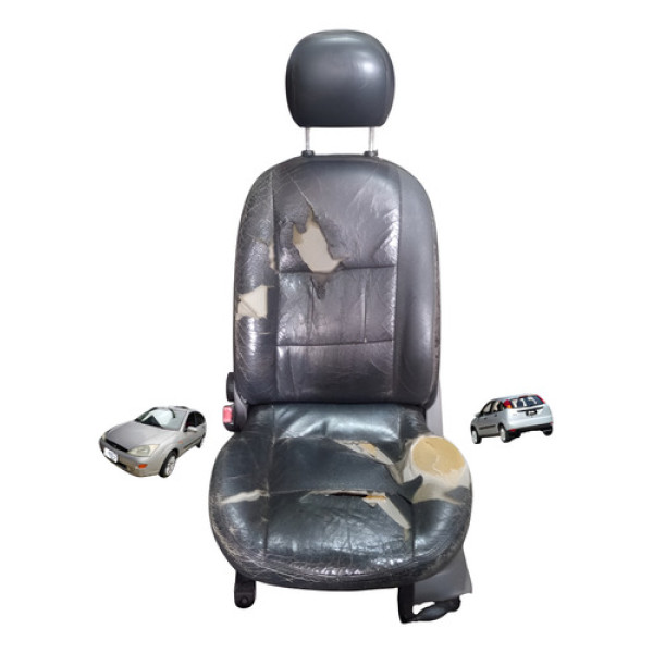 Banco Dianteiro Esquerdo Motorista Ford Focus Hacth 01 08 Cinza-escuro