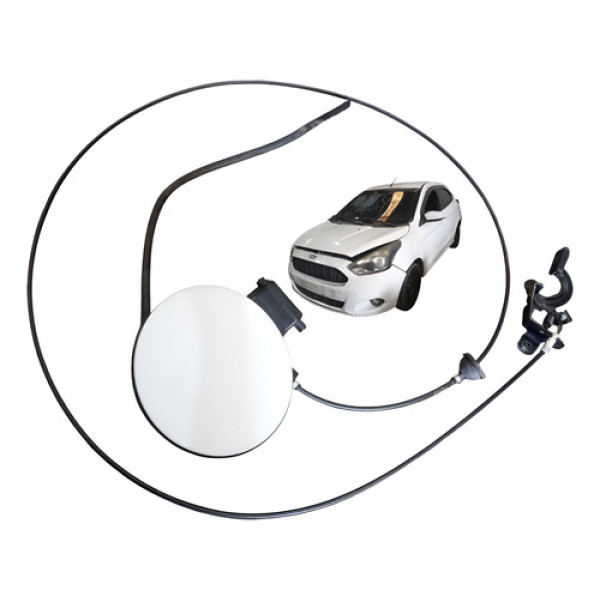 Portinhola Tampa Combustível Cabo Trava Ford Ka 2015 A 2020