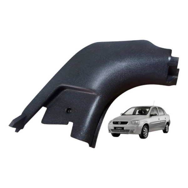 Acabamento Soleira Esquerda Gm Corsa Sedan Montana 2003 2012 Cinza-escuro