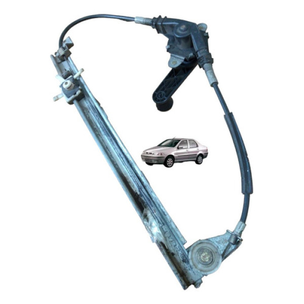 Maquina Vidro Manual Dianteiro Esquerdo Fiat Siena 1998