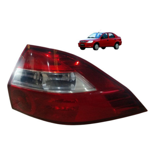 Lanterna Traseiro Direito Gm Prisma Maxx 1.4 8v 2007 2012 Direito/passageiro Vermelho/branco