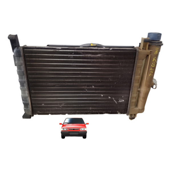 Radiador Ventoinha Sem Ar Fiat Uno 1.0 8v Flex 2007 2008