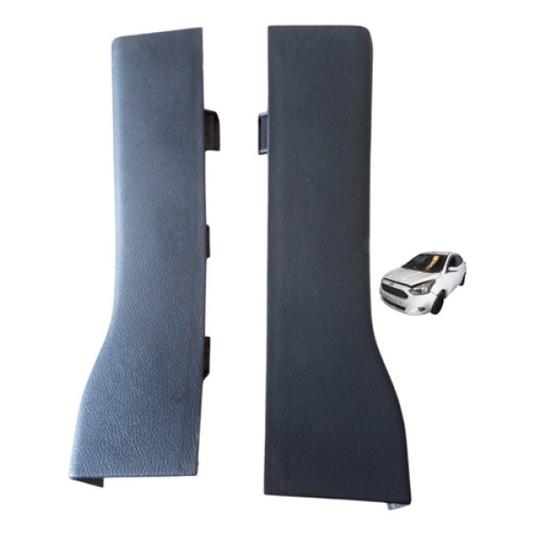 Par Soleira Traseira Ld Le Ford Ka Se Hatch 1.0 2014 A 2020 Preto Acinzentado