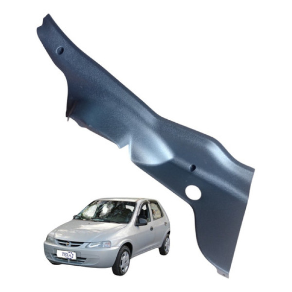 Soleira Porta Traseira Direita Gm Celta 4portas 2002 A 2013 Cinza-escuro
