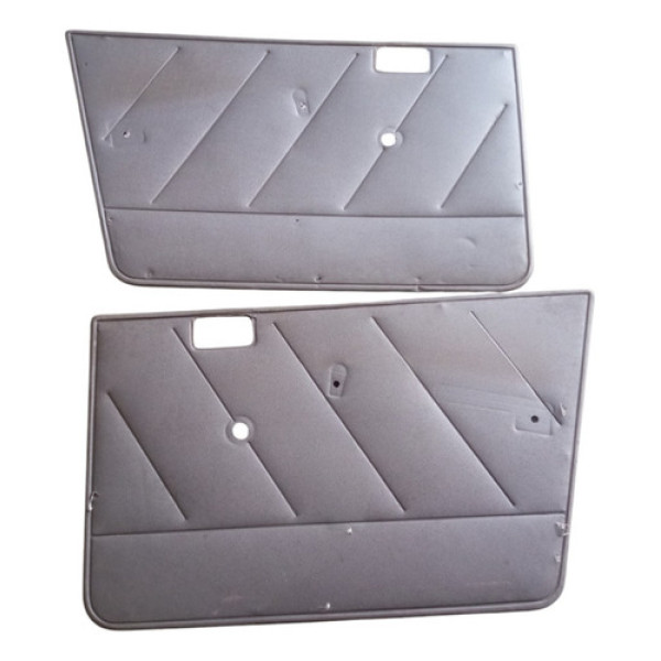 Par Forro Porta Lado Direito Esquerdo Fiorino 1987 A 2014 Cinza-escuro