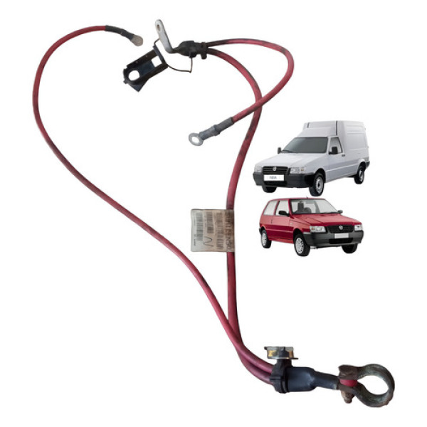 Cabo Polo Positivo Bateria Fiat Fiorino Uno Fire 2003 A 2011
