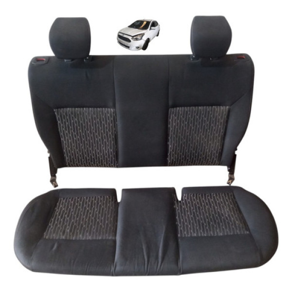 Banco Traseiro Ford Ka Hatch 2015 A 2021 Original Preto Acinzentado