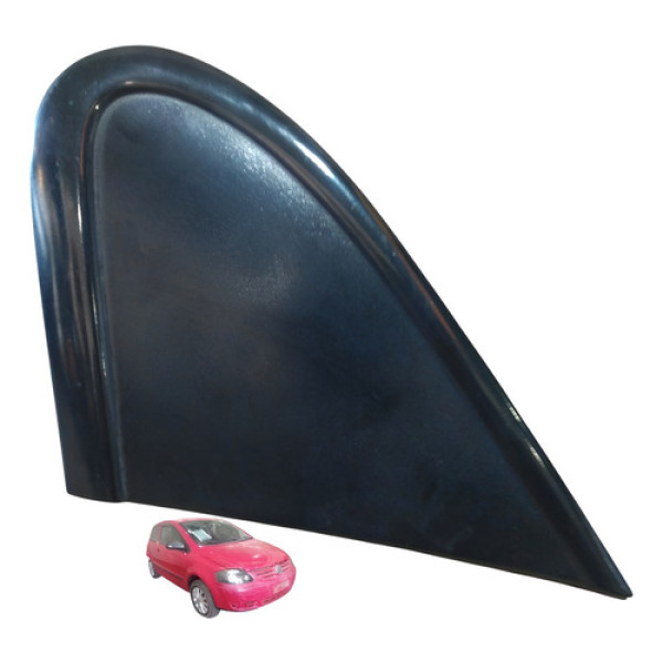 Acabamento Paralama Retrovisor Esquerdo Vw Fox 2005 2009 Preto