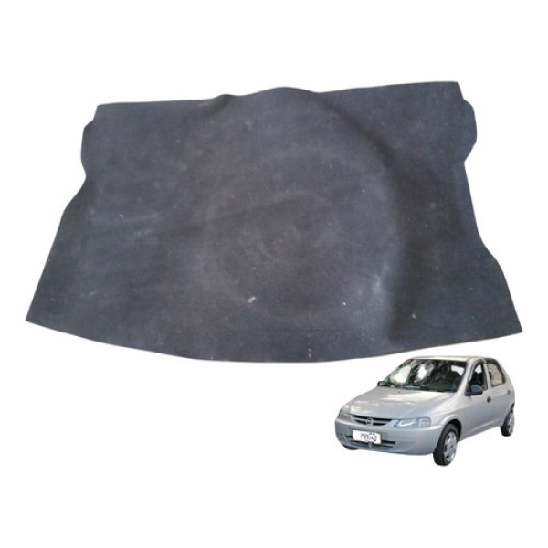 Carpete Tapete Porta Malas Gm Celta 1.0 4 Portas 2001 A 2010 Preto