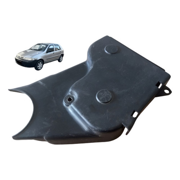 Capa Inferior Correia Dentada Fiat Palio 1.0 16v 1996 A 2006 Preto