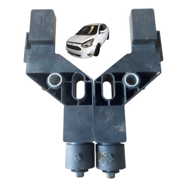 Suporte Painel Frontal Direito Esquerdo Ford Ka 2015 2021 Preto
