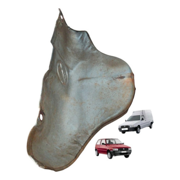 Defletor Calor Protetor Escape Fiat Fiorino Uno 2003 2004