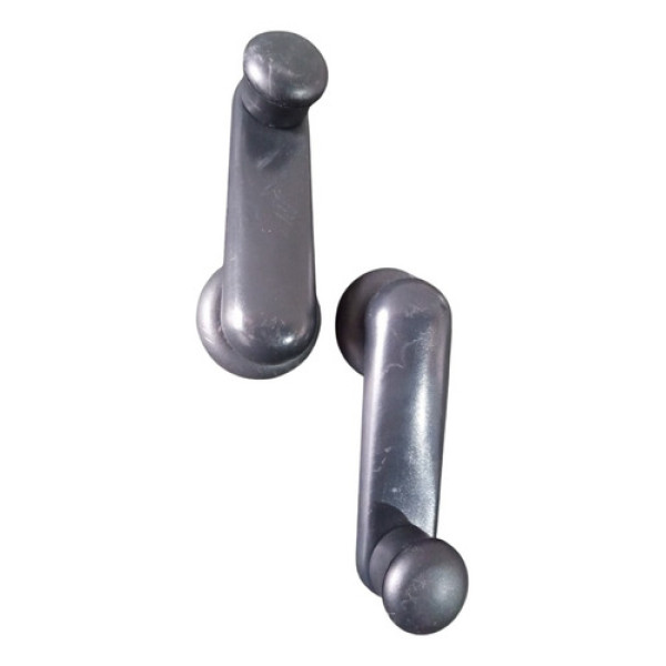 Par Manivela Vidro Com Presilha Acabamento Fiat Palio 2003 Preto