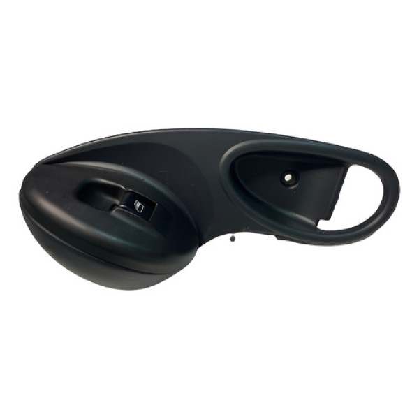 Moldura Maçaneta Interna Dianteiro Ld Botão Vidro Palio 2000 Preto Dianteira