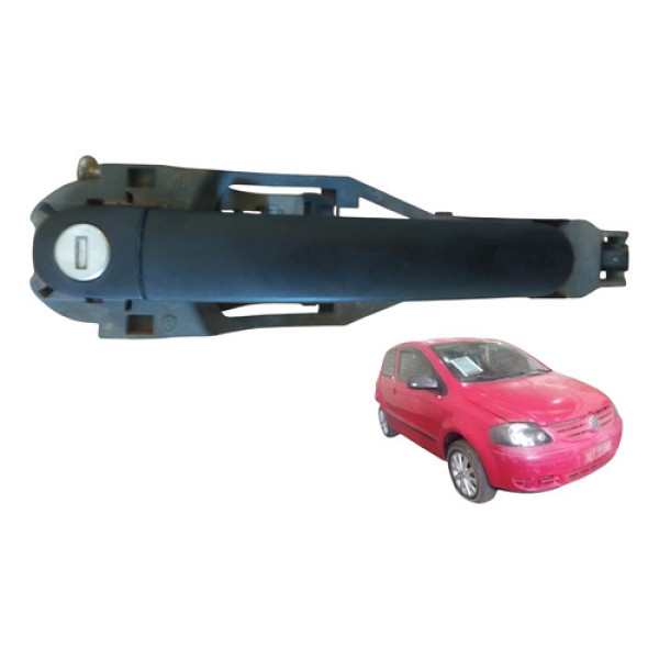 Maçaneta Externa Dianteira Direito Vw Fox 2 Portas 05 09 - Preto - Dianteira