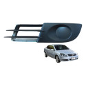 Moldura Farol Milha Esquerdo Vectra 2006 2011 Original  Preto Esquerdo