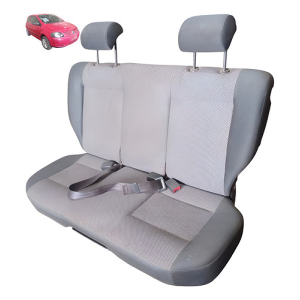 Banco Traseiro Vw Fox 2portas 2005 A 2009 Original Cinza Claro Cinza Escuro