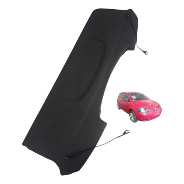 Tampão Traseiro Porta Malas Vw Fox City 2portas 2003 A 2009 Cinza-escuro