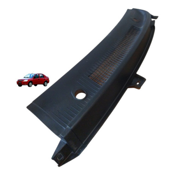 Grade Churrasqueira Esquerda Gm Prisma 1.4 8v 2007 2012 Preto