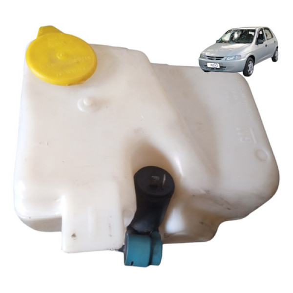 Reservatório Água Limpador Parabrisa Gm Celta 2003 A 2012 Translúcido Amarelado