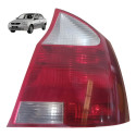 Lanterna Traseira Direita Gm Corsa Joy Sedan 2003 A 2012 Direito/passageiro Vermelho E Branco
