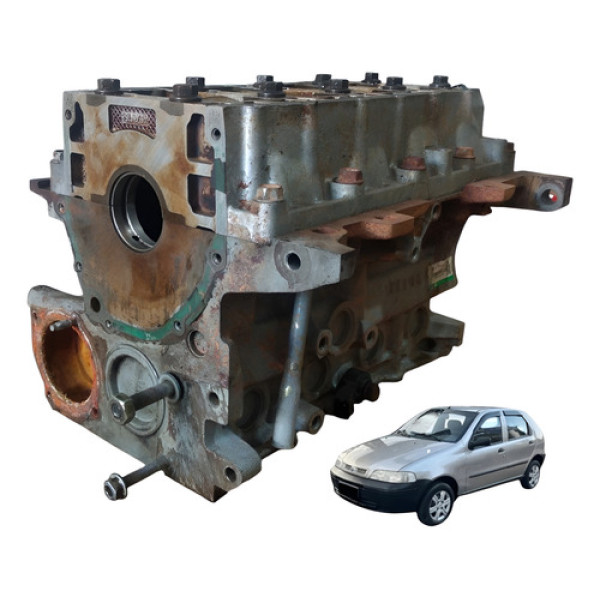 Bloco Motor 0,40 1.0 16v 70cv Gasolina Palio Fire Ex 2002