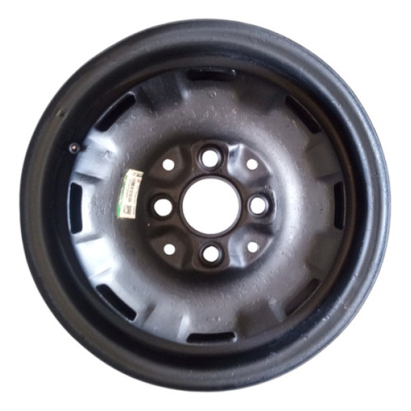 Roda De Ferro Aro 13 4 Furos Volkswagen Gol Zba601025 Preto