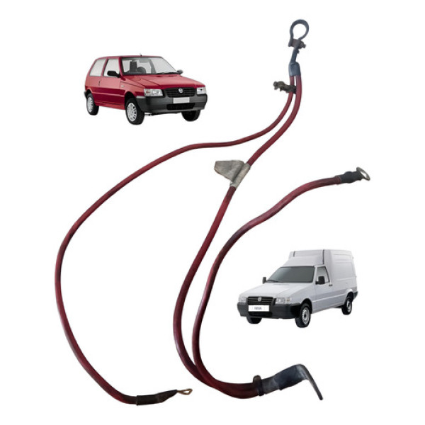 Cabo Polo Positivo Bateria Fiat Fiorino Uno Fire 2003 A 2011
