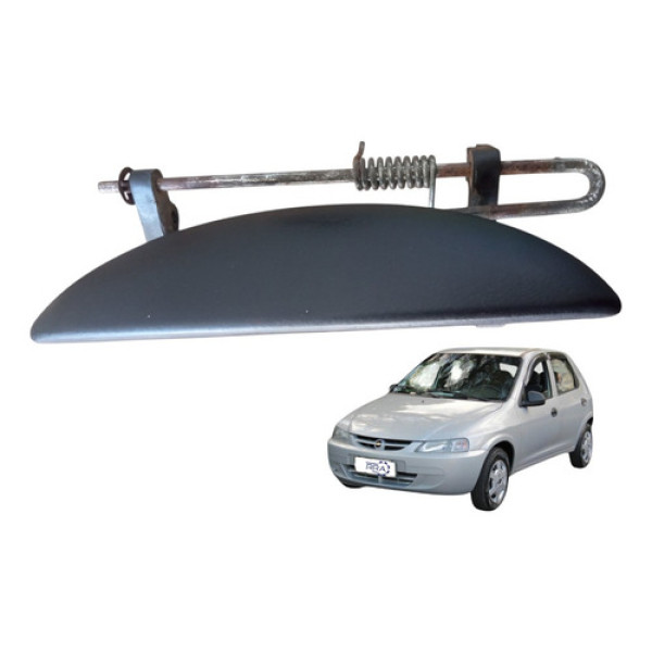 Alavanca Maçaneta Externa Dianteira Esquerda Gm Celta 2004 - Preto - Dianteira