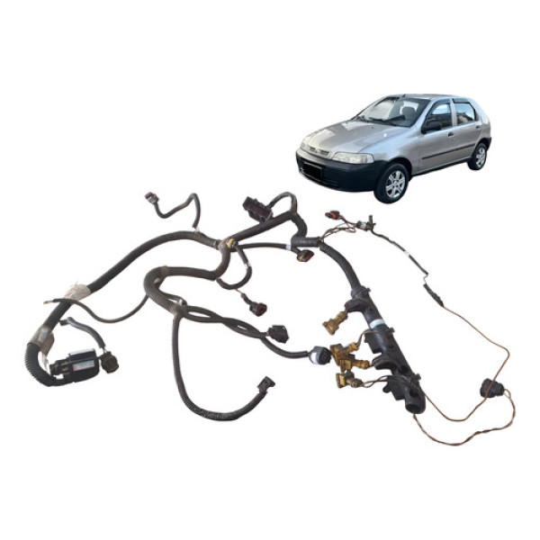 Chicote Injeção 1.0 8v Fire Com Ar Fiat Palio 2004 2005