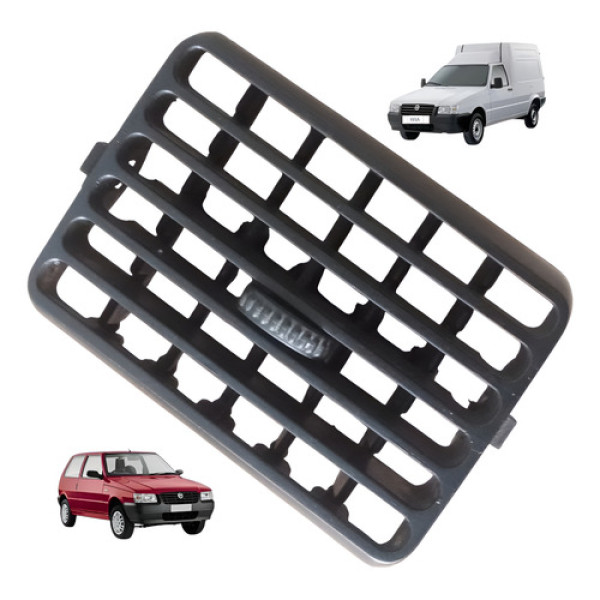 Tela Grade Painel Difusor Ar Fiorino Uno 1991 A 2013