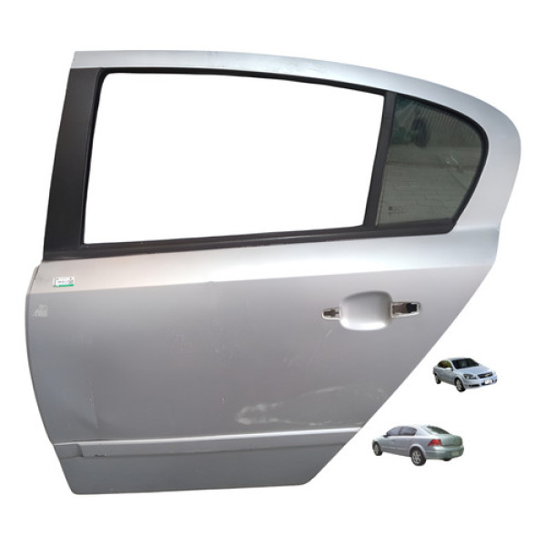 Porta Traseira Esquerda Gm Vectra Sedan Elegance 2006 2011 Traseira Esquerdo Prata