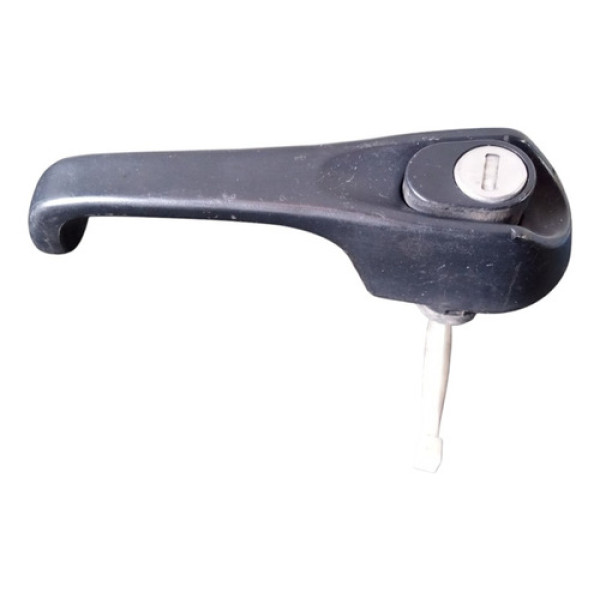 Maçaneta Externa Porta Esquerda Motorista Fiat Fiorino 2006 Preto Dianteira