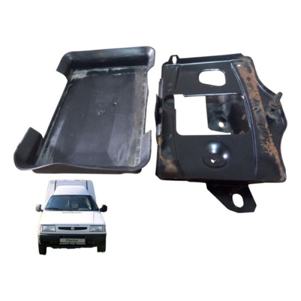 Suporte Bateria Base Fiat Fiorino 1.3 8v Fire 2004 Original 